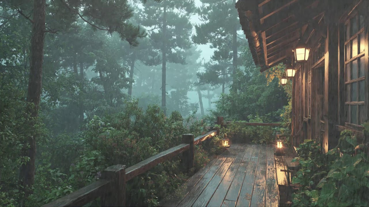Soft Rain on Cabin Roof — Sleep Aid for Insomnia & Anxiety