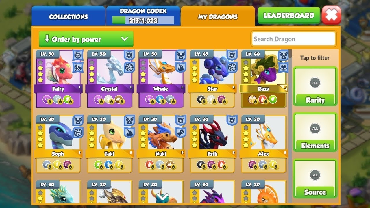 Dragon Mania Legends sức mạnh kỳ diệu của team rồng tạm thời đi dungeon