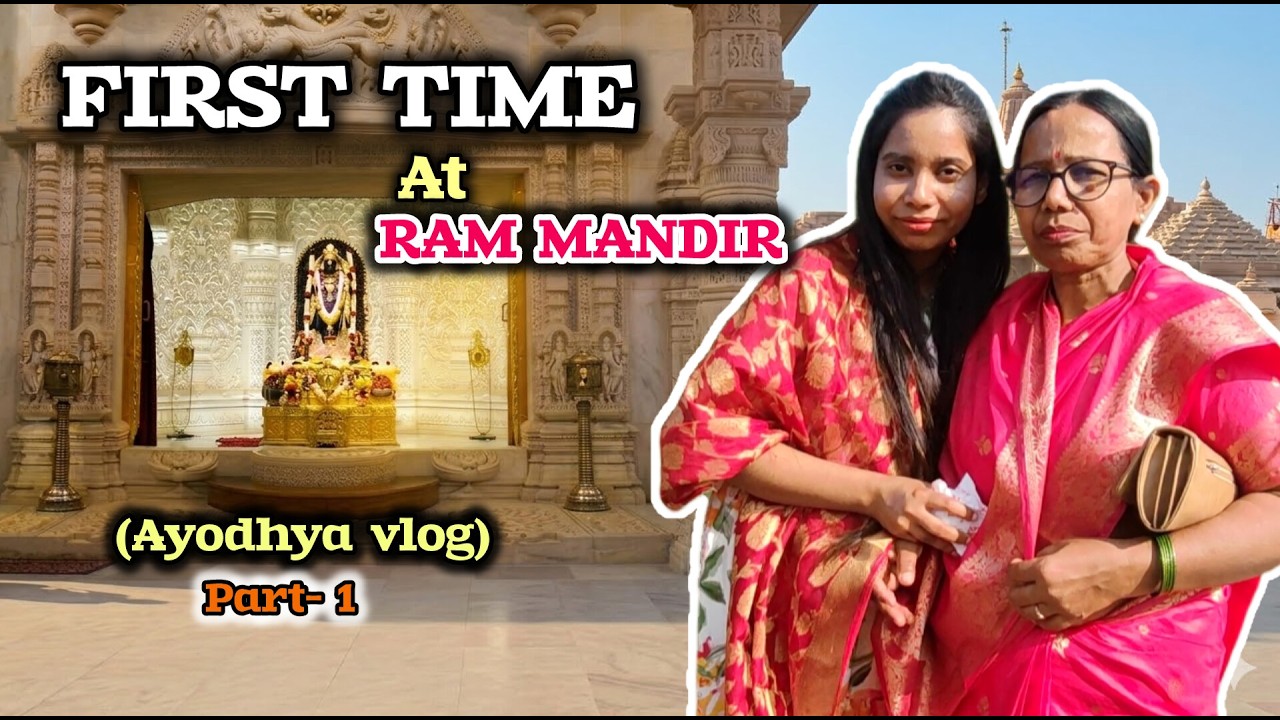 First Time Ayodhya Ram Mandir Darshan 😱🙏 | Family Vlog | Part-1 #ayodhya #rammandir #thearshivibes