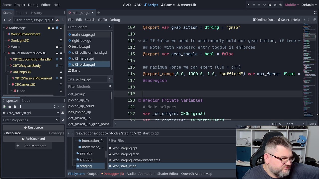 Dev stream 80 - Getting back into XR Tools v2