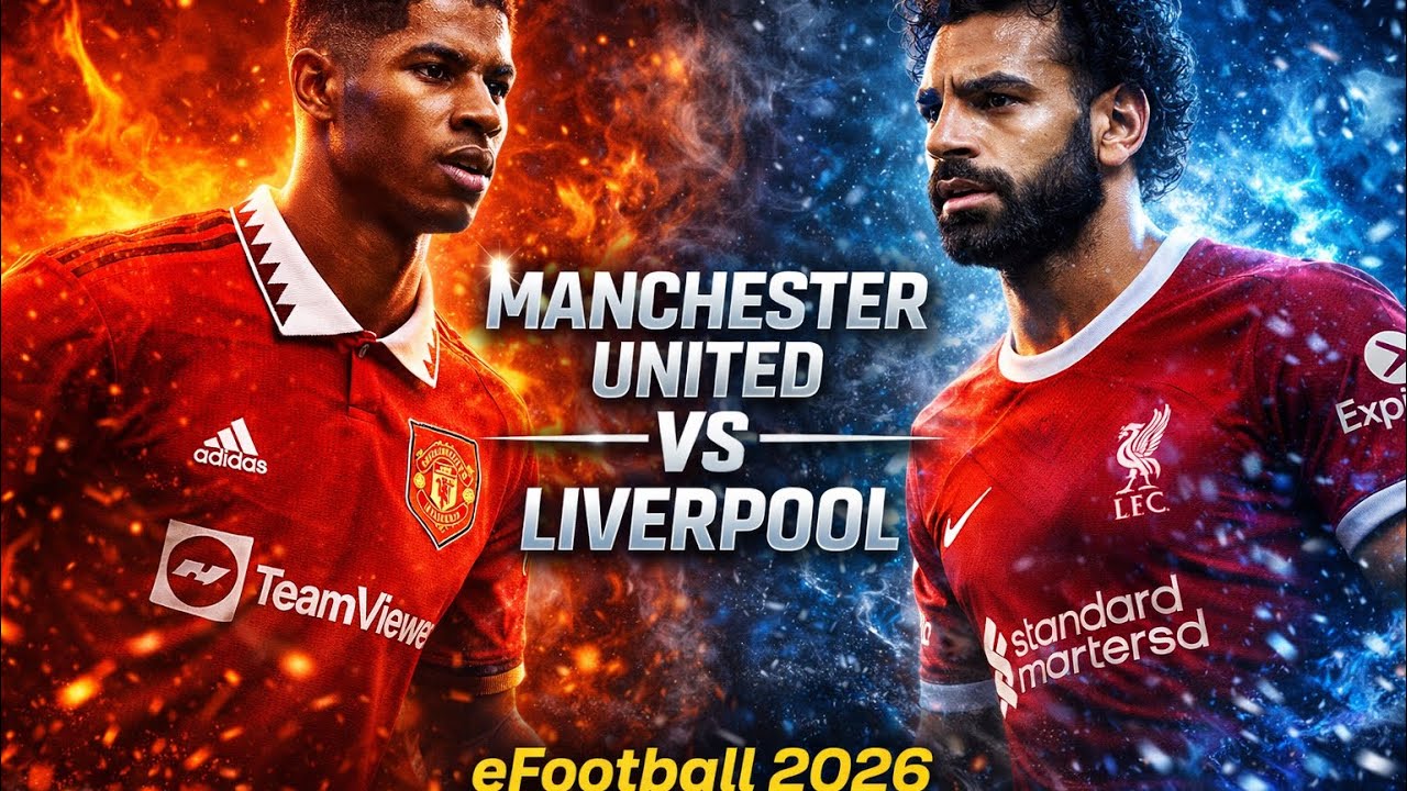 Manchester United vs Liverpool | Intense Rivalry | eFootball | 4K | Ps5 | 