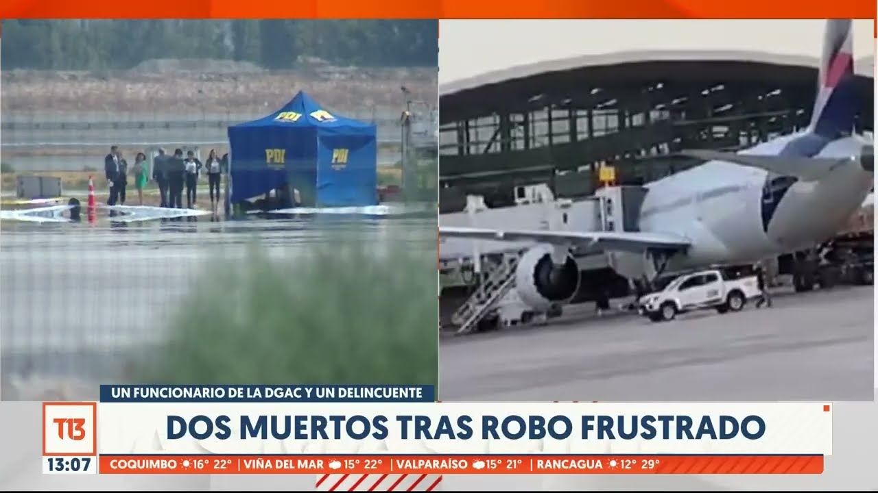 Videos revelan actuar de banda en aeropuerto de Santiago