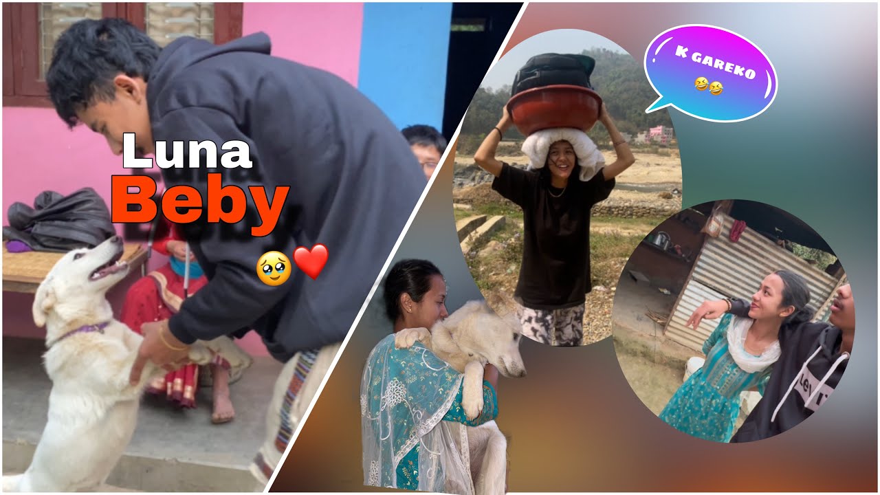 Finally Luna vetna mama ghar🥹❤️