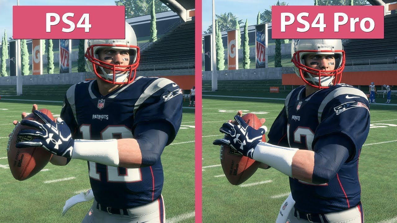 Madden NFL 18 &ndash; PS4 vs. PS4 Pro 4K Graphics Comparison