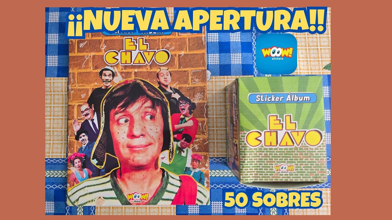 UNBOXING ALBUM STICKER CHAVO DEL OCHO (50 SOBRES) #unboxing #chavodel8 #coleccionismo #album