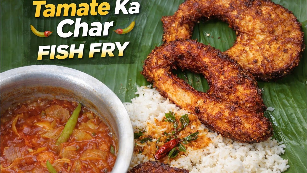 Hyderabadi Style Lunch Vlog | Tamate Ka Char aur Fish Fry
