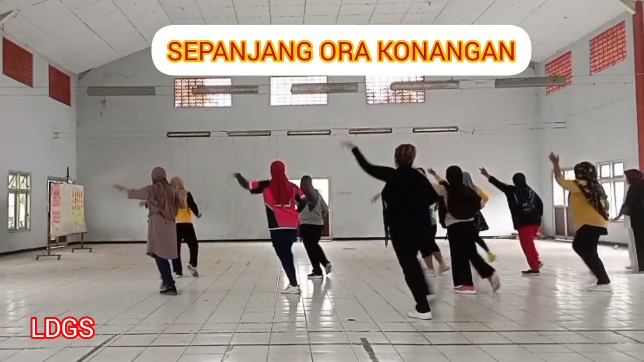 SEPANJANG ORA KONANGAN#line dance#beginner#choreo by Arga Syafi#demo by LDGS