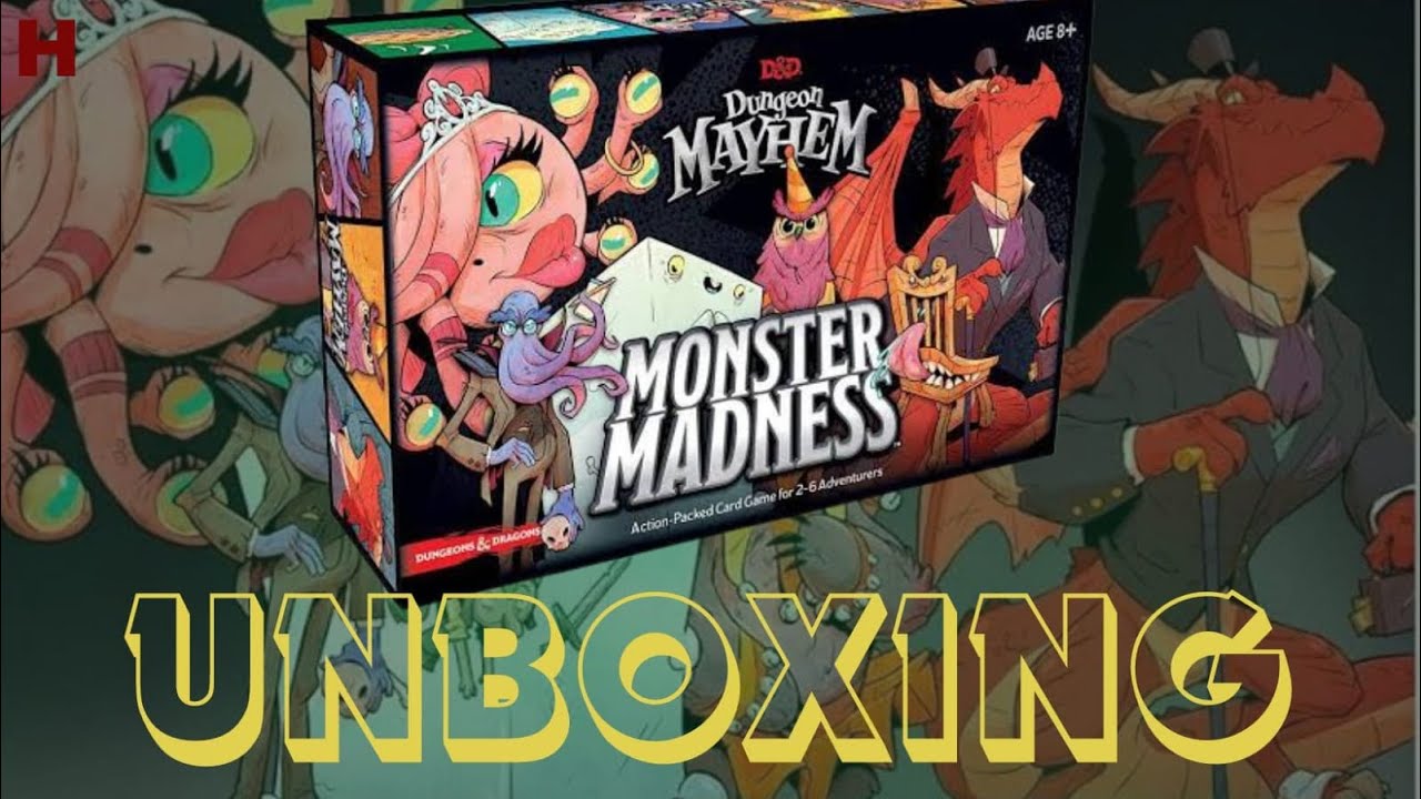 Unboxing Dungeon Mayhem: Monster Madness | Unboxing con H