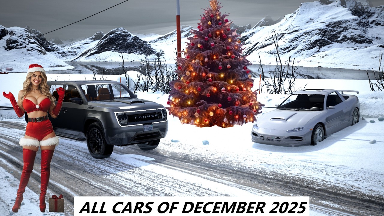 ALL CARS OF DECEMBER 2025-Automation #automationgame