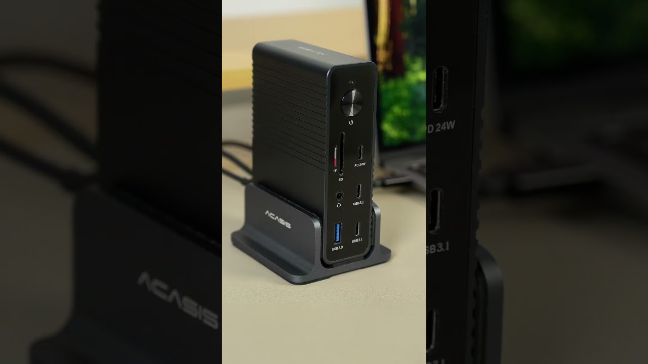 Acasis 15-in-1 4K60Hz USB C Desktop Docking Station for Laptop & PC