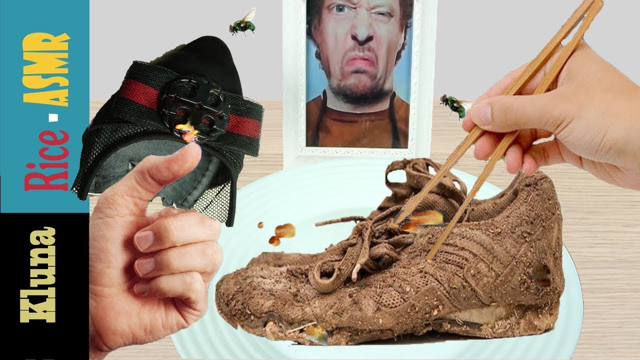 Eating a DIRTY SHOES !!! Kluna Tik Dinner #10  | Kluna Rice ASMR eating sound no talk