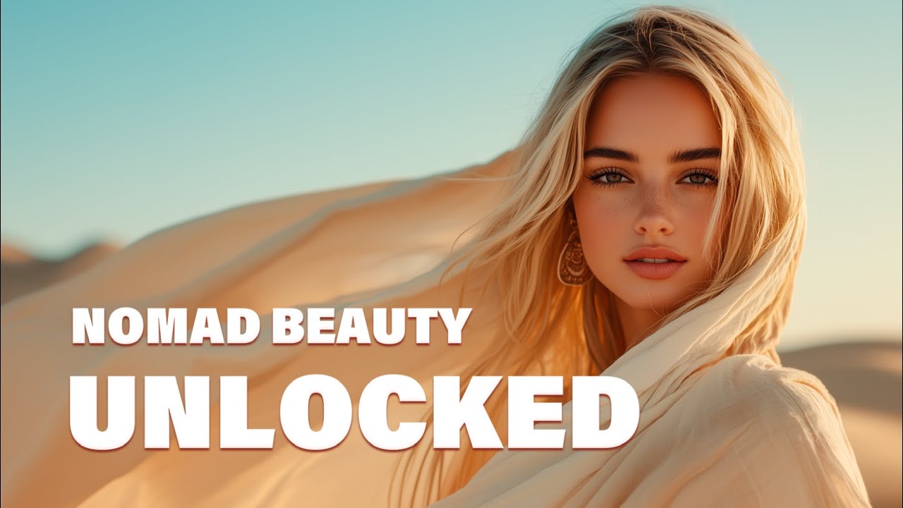 Desert Nomad Beauty 🏜✨ AI Lookbook, Mystical Sands & Timeless Elegance