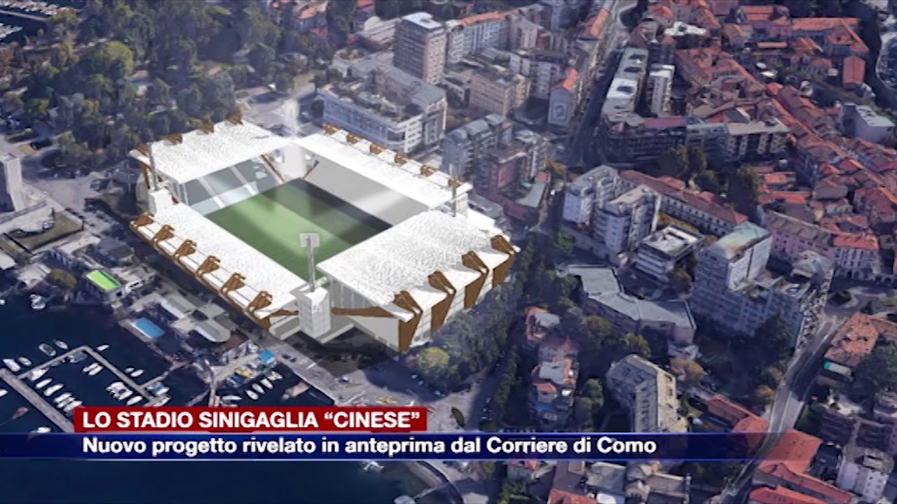 Stadio “cinese”: spunta un nuovo progetto per il Sinigaglia di Como