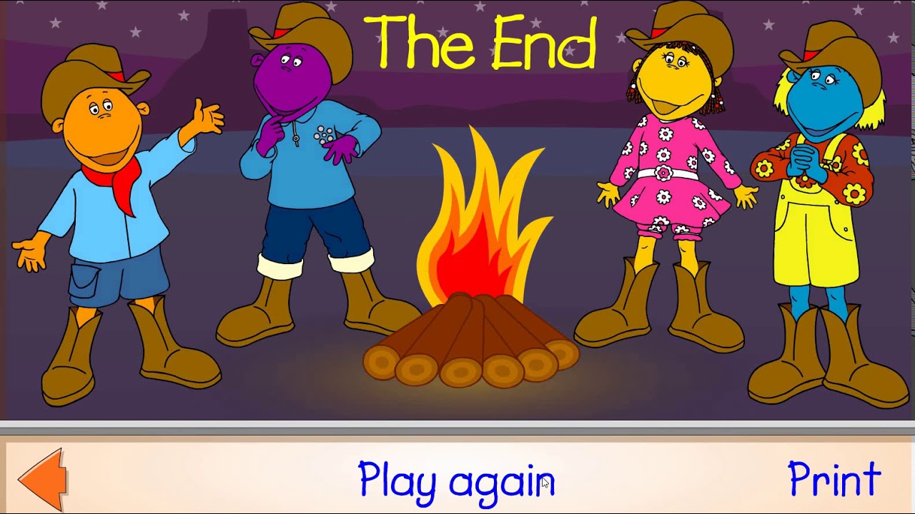 Tweenies Interactive Story Game
