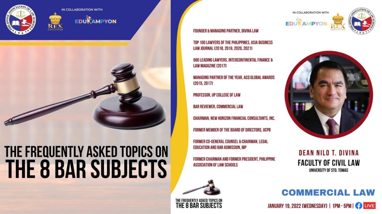 Commercial Law | The Frequently Asked Topics on the 8 Bar Subjects