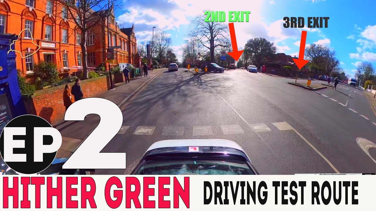 Hither Green Driving Test Route EP2 12:55PM(With commentary) #HITHERGREENTESTROUTE #DRIVINGTESTVIDEO