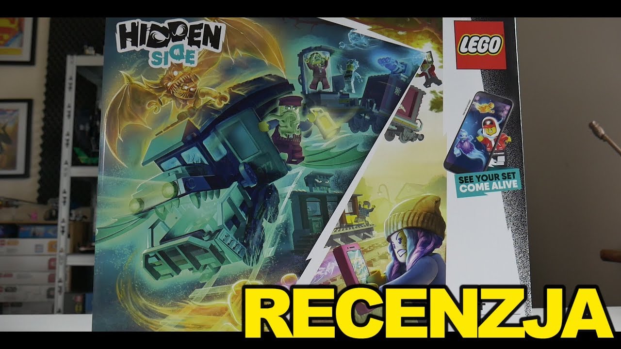 NOWOŚĆ LEGO HIDDEN SIDE 70424 EXPRES WIDMO recenzja