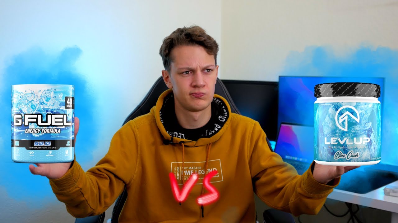 LevlUp VS GFuel / wer hat den besseren Blue Razz flavour?