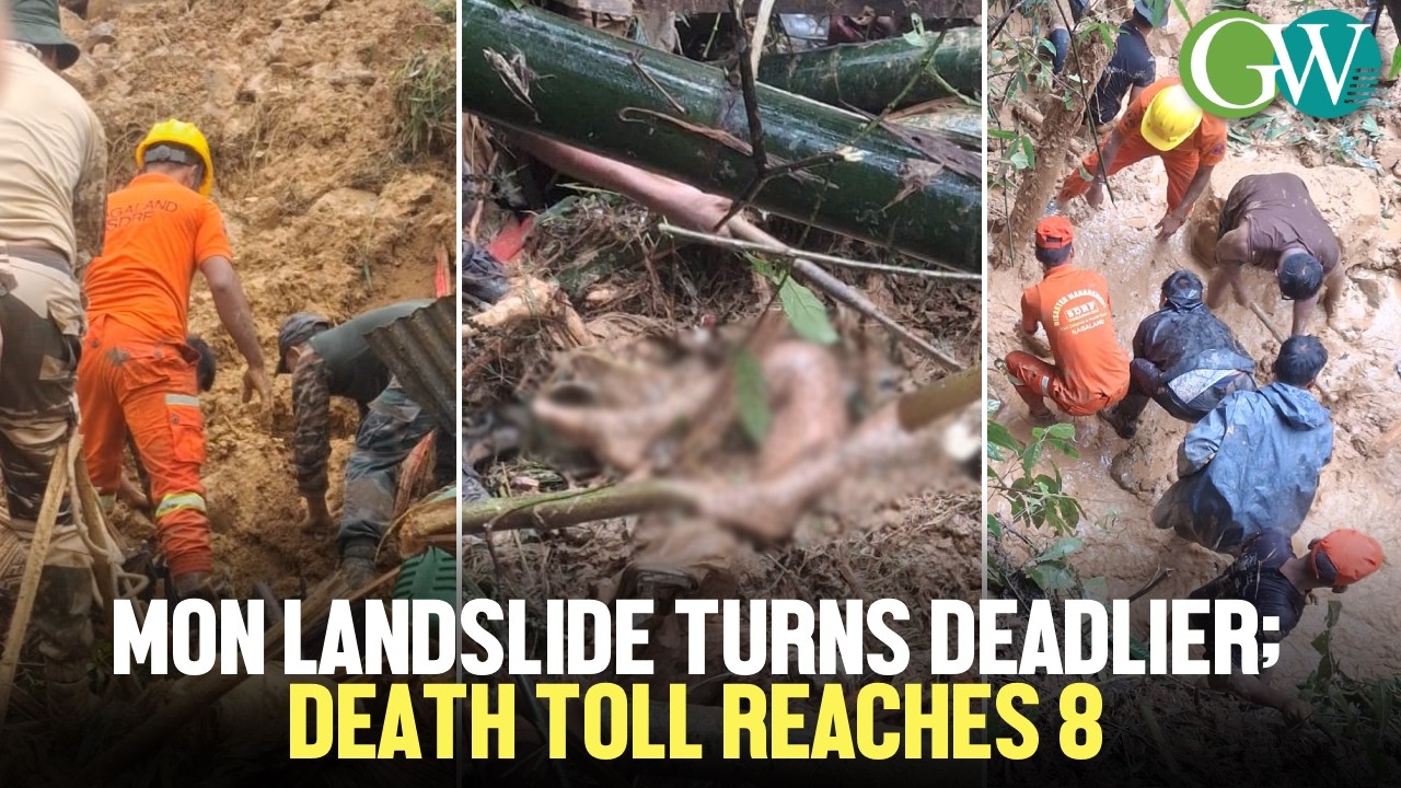 MON LANDSLIDE TOLL HITS 8 AS RESCUE OPERATIONS CONTINUE