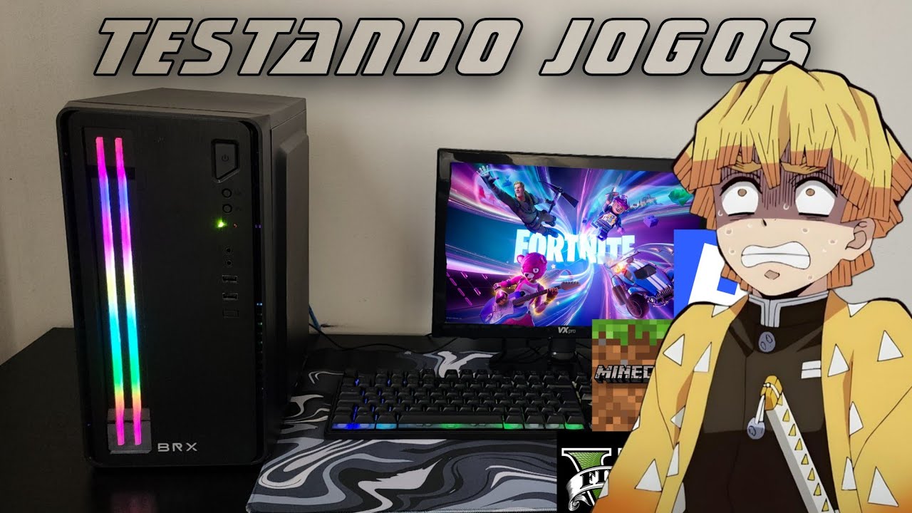 TESTANDO JOGOS NO PC GAMER BARATO DA SHOPEE