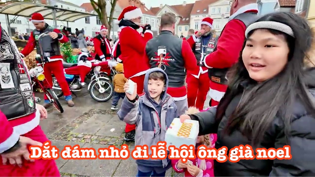Mùa noel chất chơi ở Đan Mạch: Vinh DK theo chân hội ông già noel mô tô
