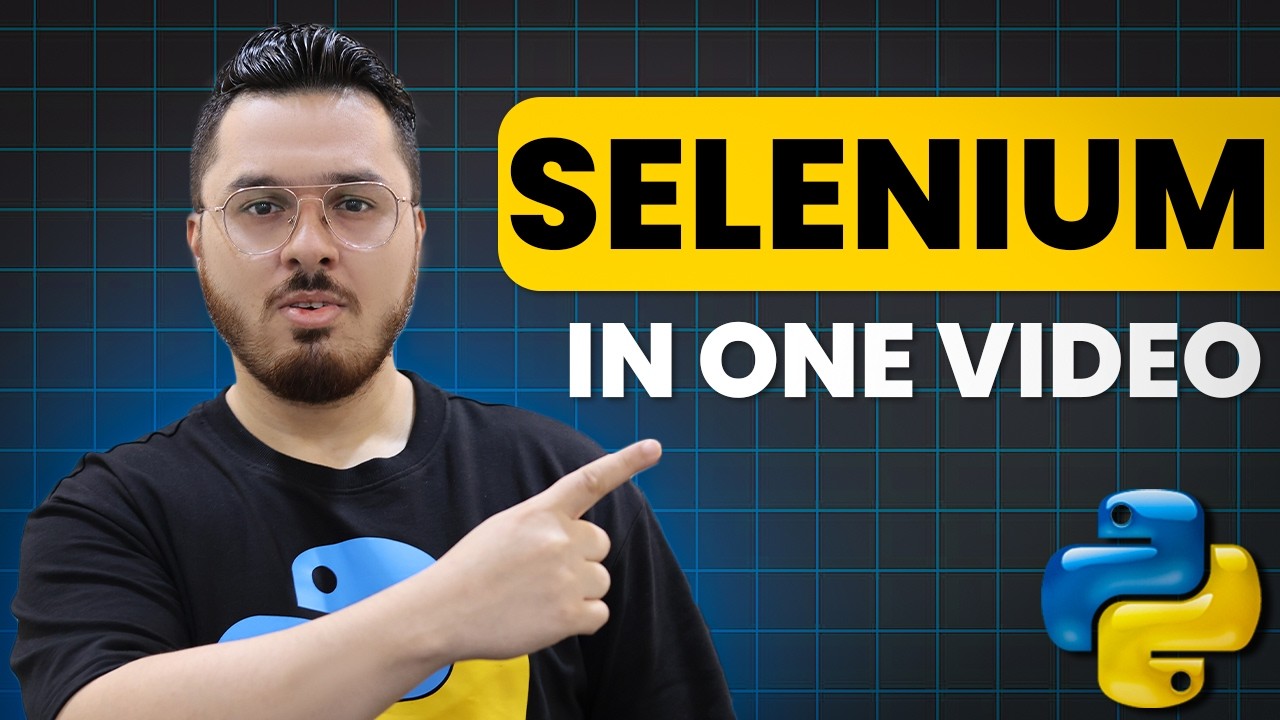 Selenium Tutorial for Beginners using Python | Selenium for Web Scraping (With Project)