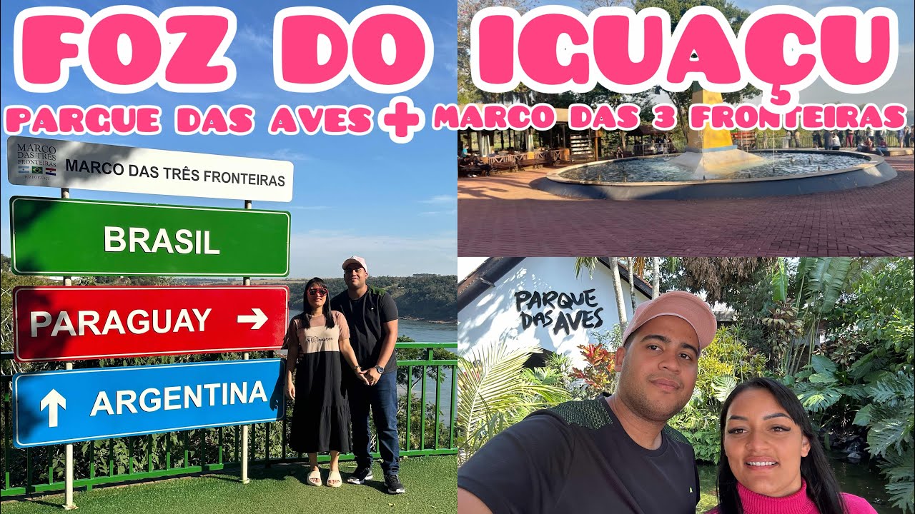 Foz do Iguaçu, ￼Conhecendo o Parque das 🦅🪿| E o marco das três fronteiras🇦🇷🇧🇷🇵🇾