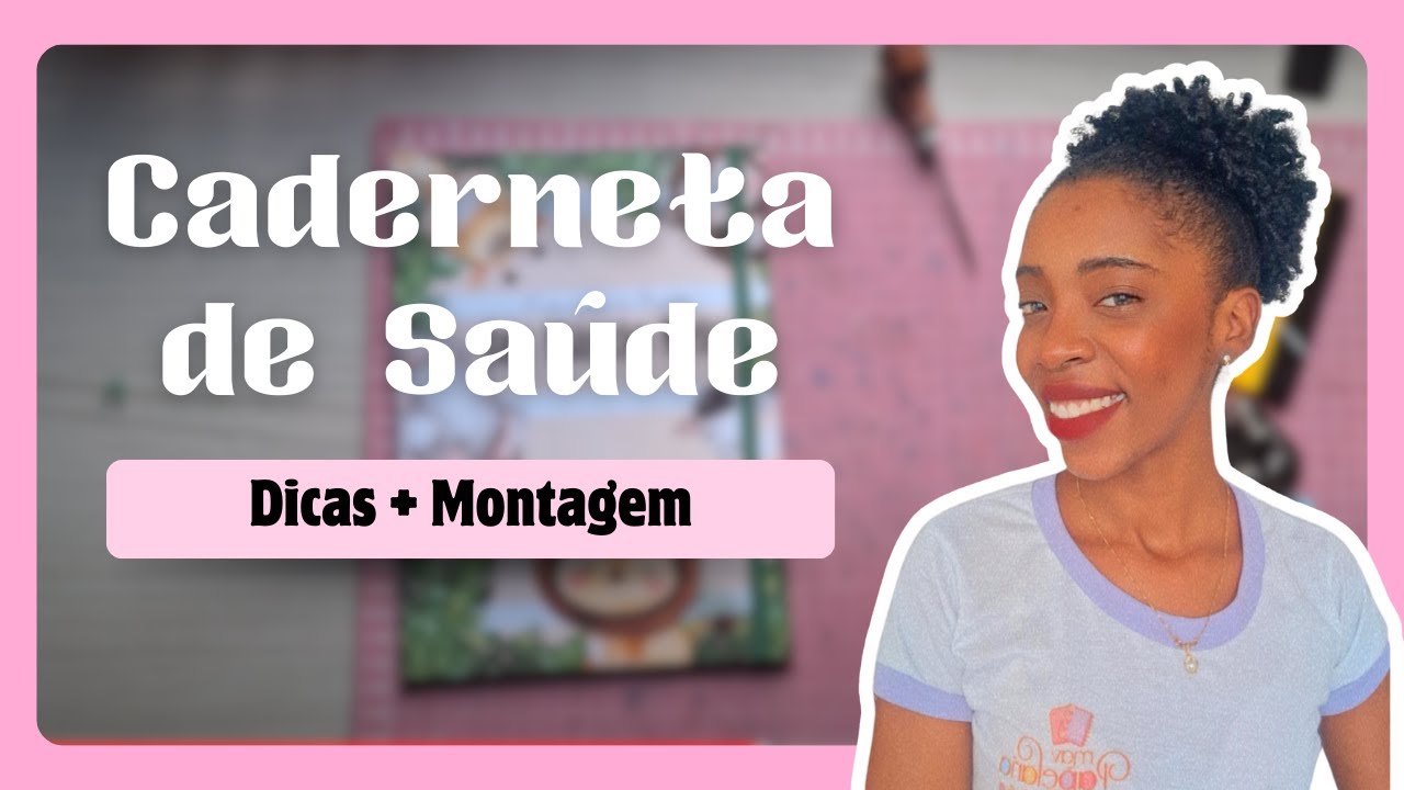 Caderneta de Saúde | Montagem + Dicas #encadernação #passoapasso #vlog #rotinadodia
