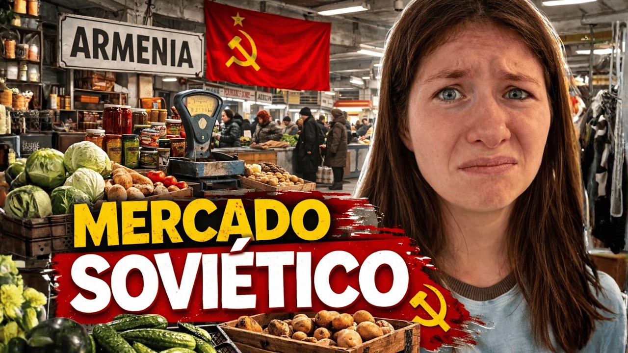 Мы зашли на рынок из советского союза … и Анна не могла поверить, что там было это ... 🇦🇲