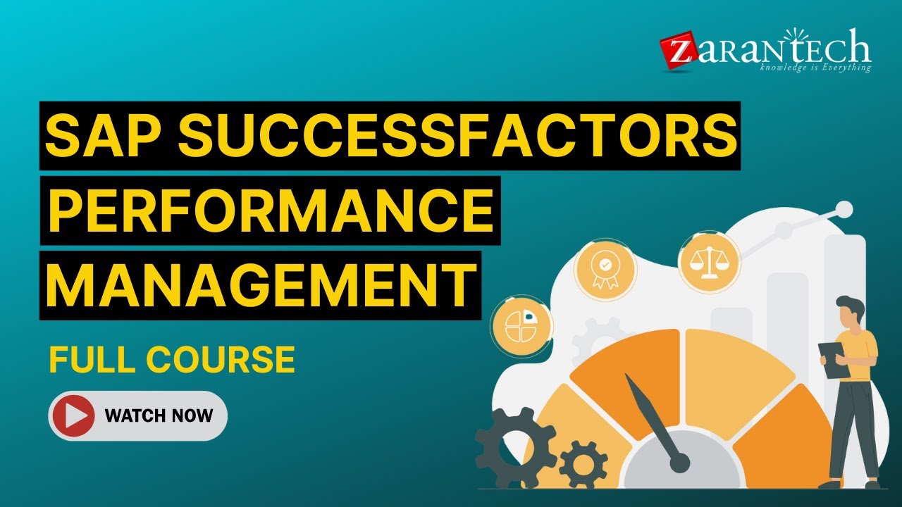 SAP SuccessFactors Performance Management Full Course | ZaranTech