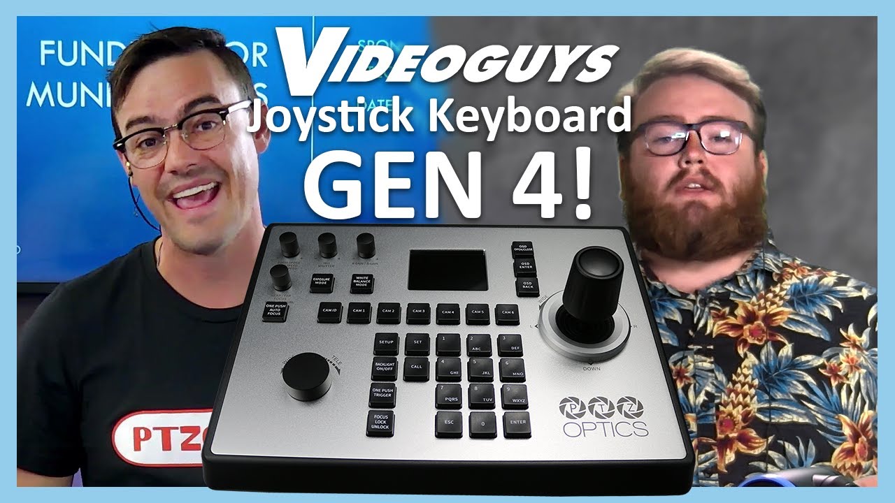 Introducing the PTZOptics 4th Generation IP or Serial Joystick​