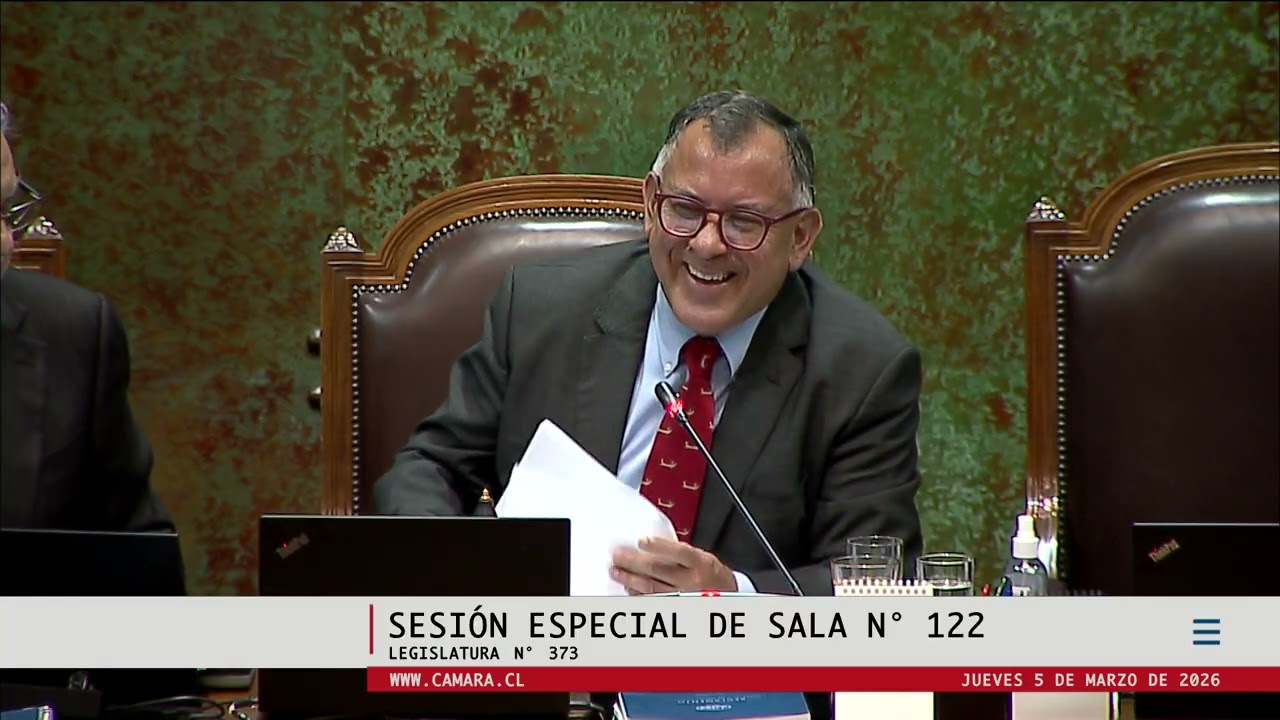 Sesión Especial de Sala N° 122 / Jueves 5 marzo 2026