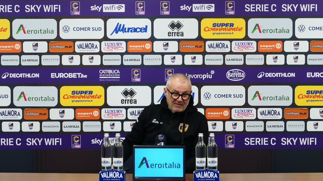 Catania-Giugliano | Conferenza post gara Raffaele Di Napoli. Video: Ufficio Stampa Catania Fc 
