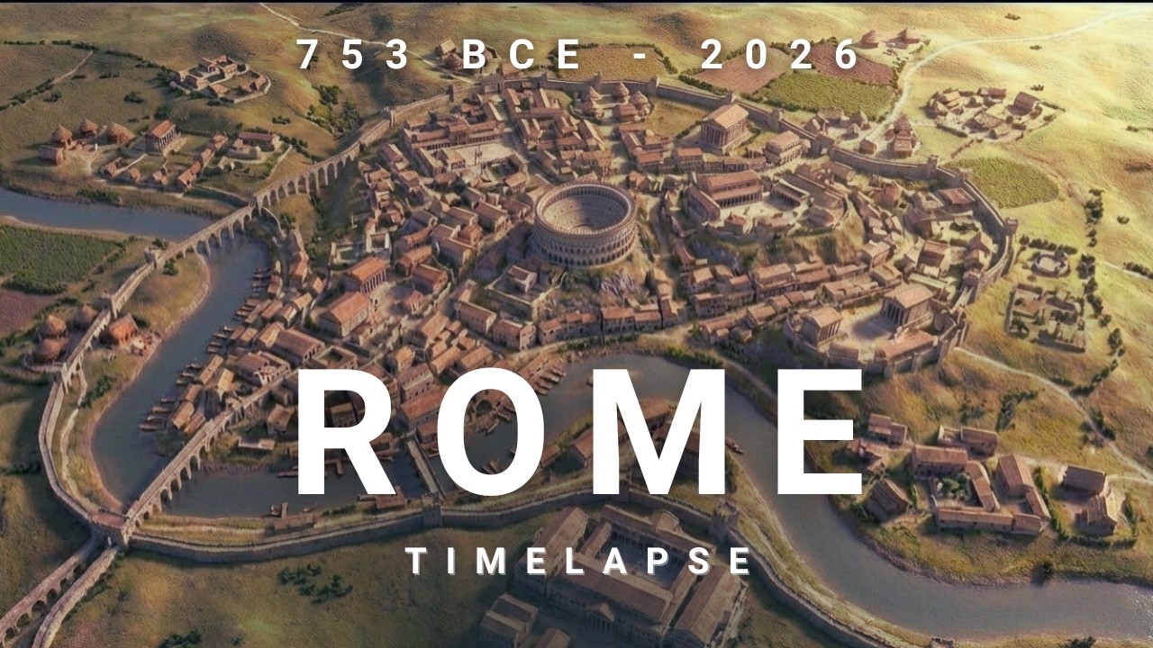 ROME   3D TIMELAPSE   753 BCE to 2026