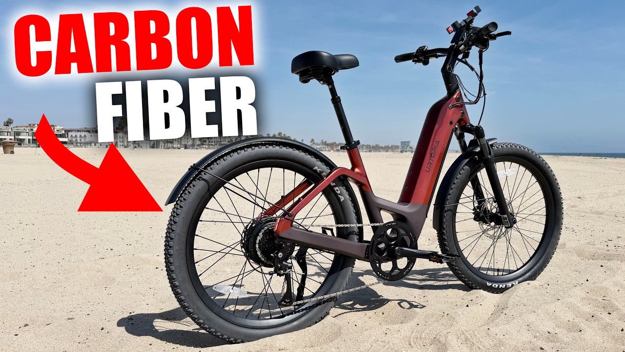 Urtopia Carbon Atom &mdash; новый &laquo;легкий&raquo; электровелосипед из углеволокна