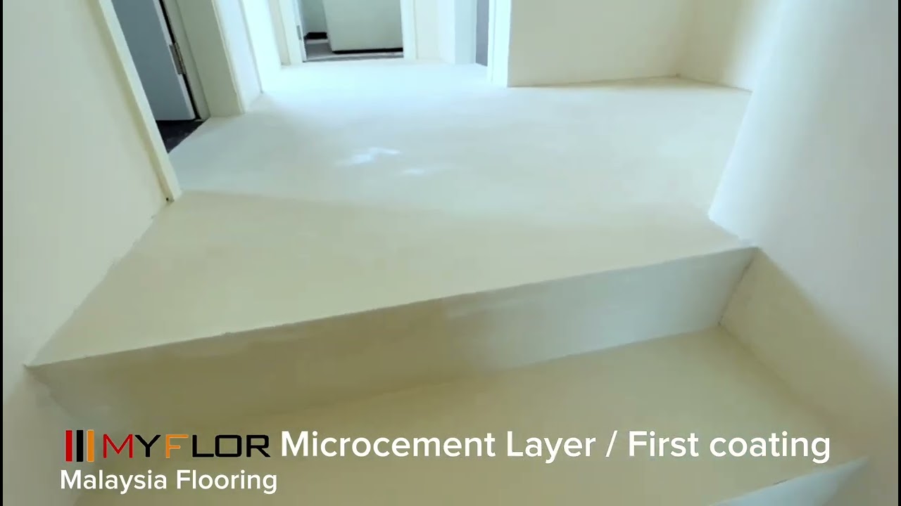 My Flor Flooring Malaysia Microcement Floor First layer of micro cement