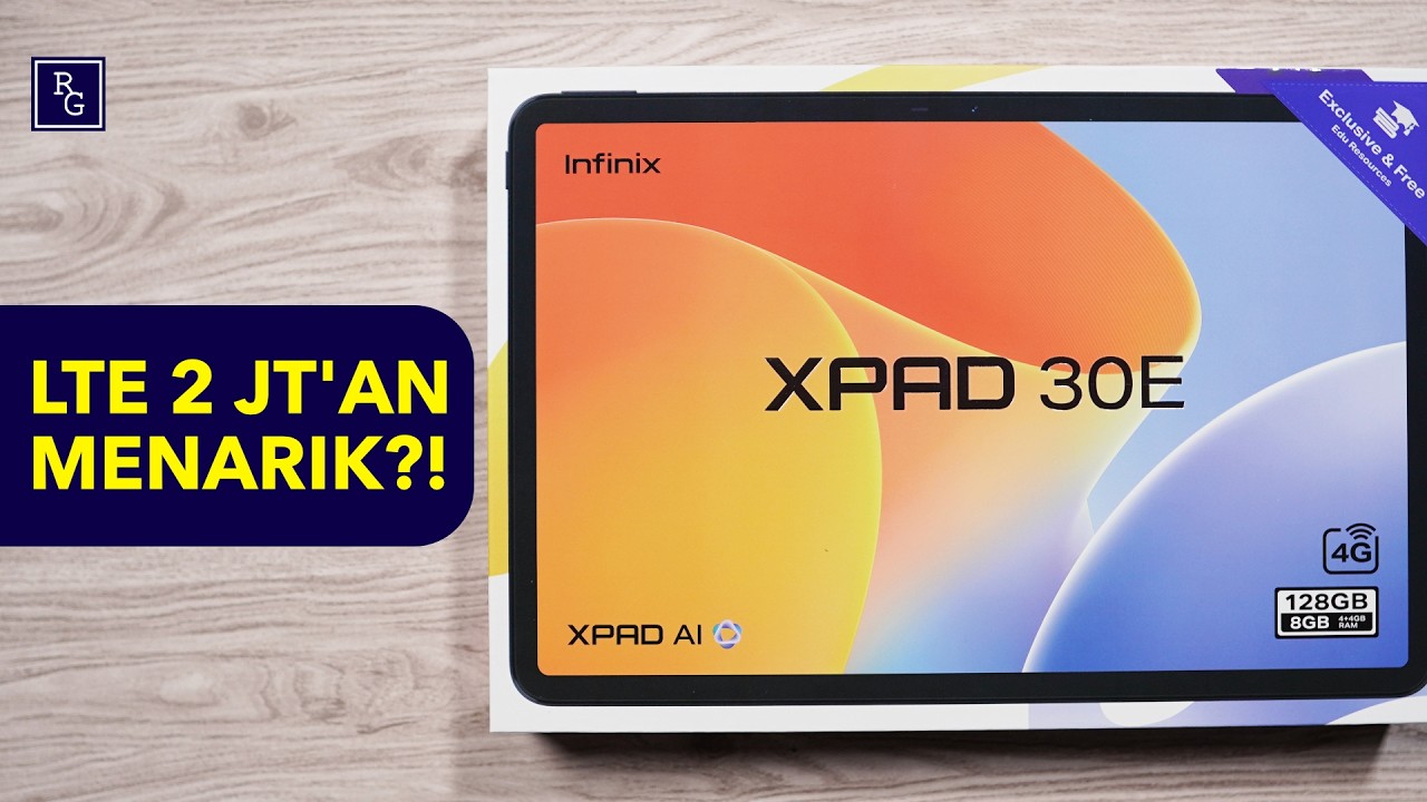 Lengkap dengan Tes Stylus ?! - Unboxing Tablet Infinix XPAD 30E Resmi Indonesia
