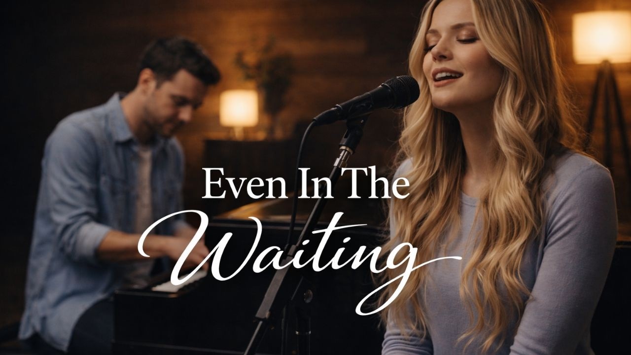 Even In The Waiting ✨ | Trusting God’s Timing | Worship Song (Official Lyric Video)