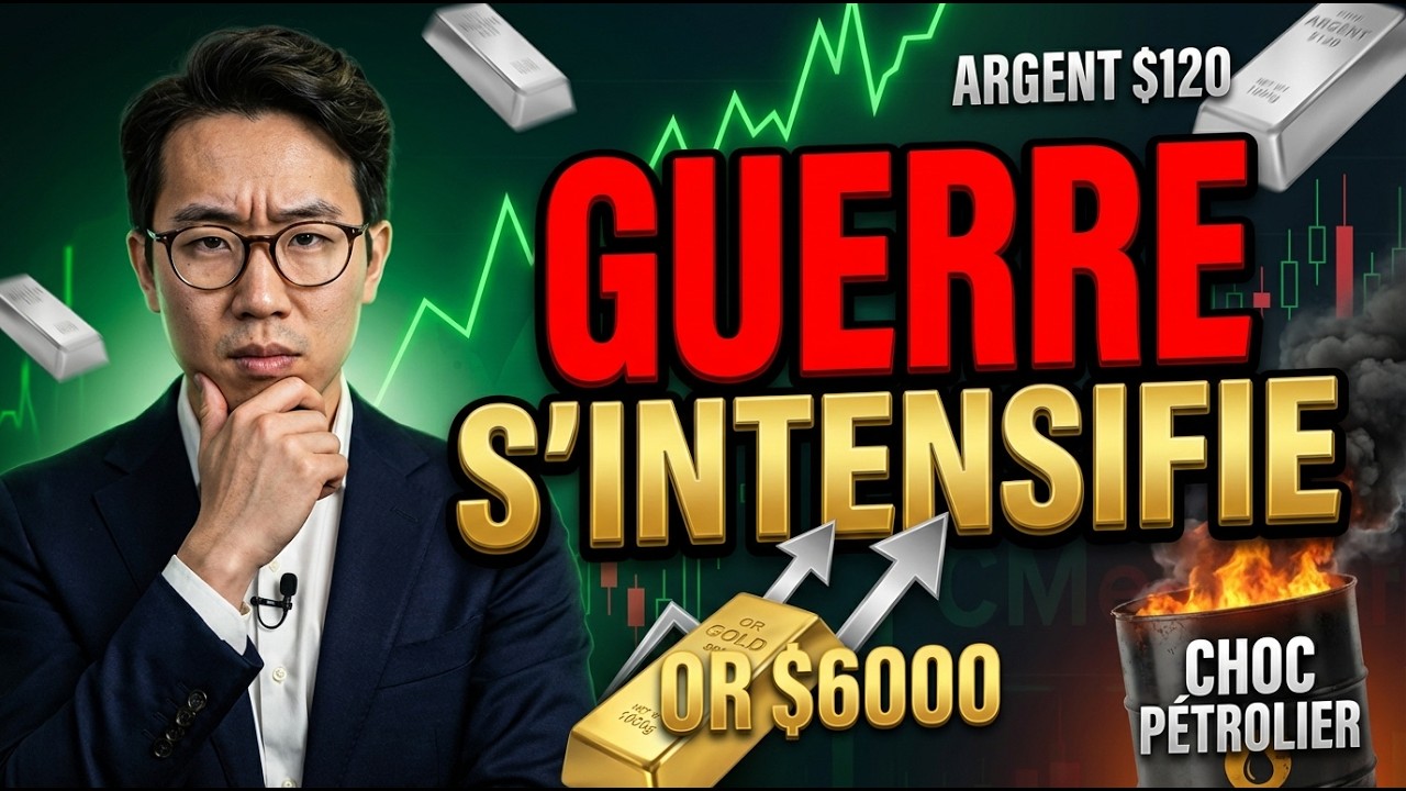 Guerre avec l’Iran en escalade : Argent à 120$, Or à 6000$ sur le marché noir, pétrole en hausse