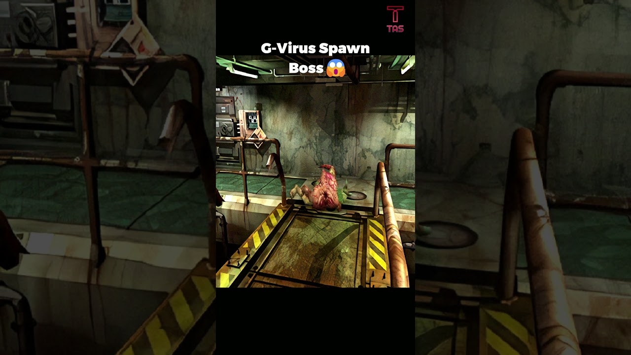 G Virus Spawn Boss Scene - Resident Evil 2