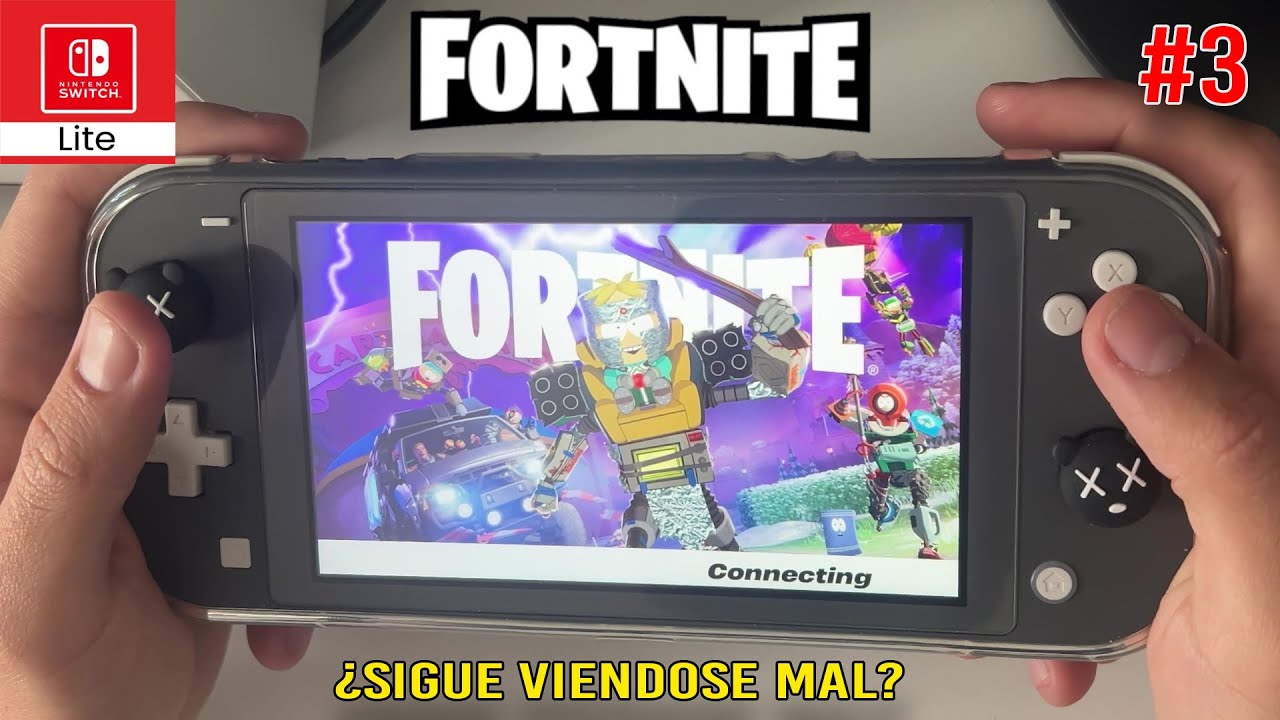 ¡¡Así se ve Fortnite en el Nintendo Switch lite en la nueva temporada!!