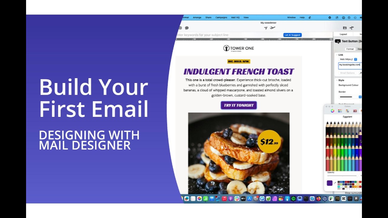 Building Your First Email Design in Mail Designer 365