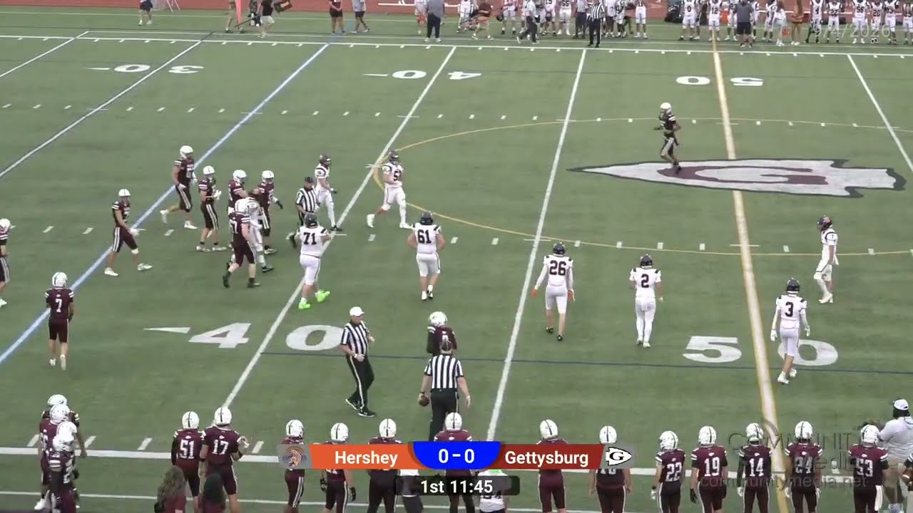 Game of the Week - High School Football - Hershey @ Gettysburg - 09/04/2026