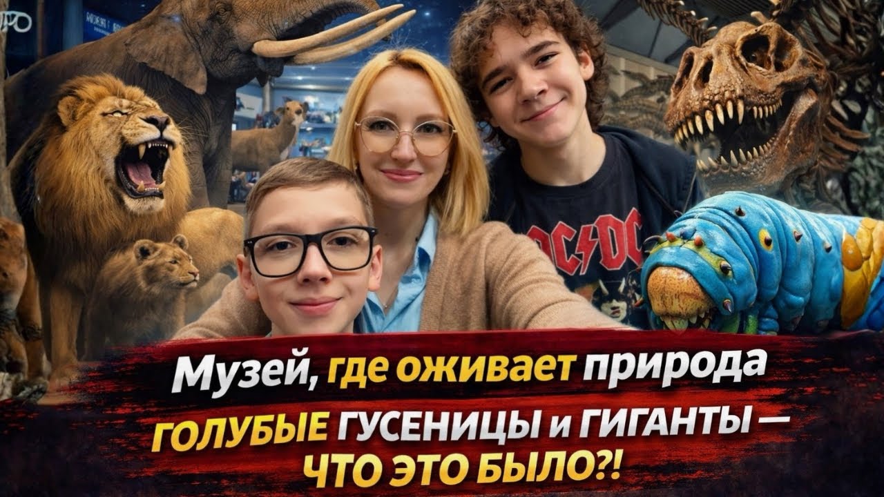 Музей, где оживает природа / Голубые гусеницы и гиганты &mdash; что это было?! / Влог США