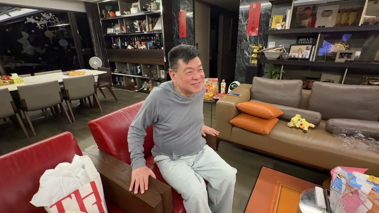 初三去孫總家住一晚，開了六個小時才從台中到內湖