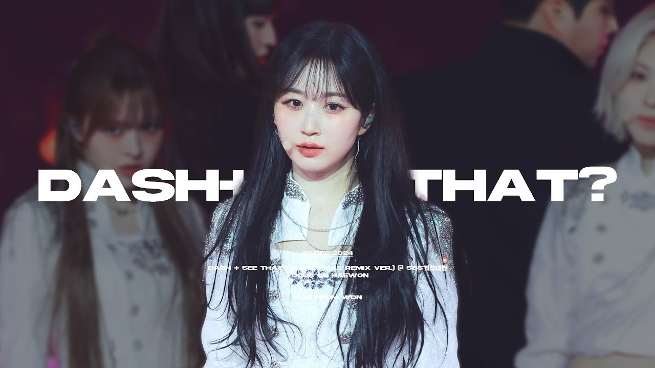 241225 SBS 가요대전 - DASH + See that? (Christmas Remix Ver.) | NMIXX HAEWON fancam 해원 직캠