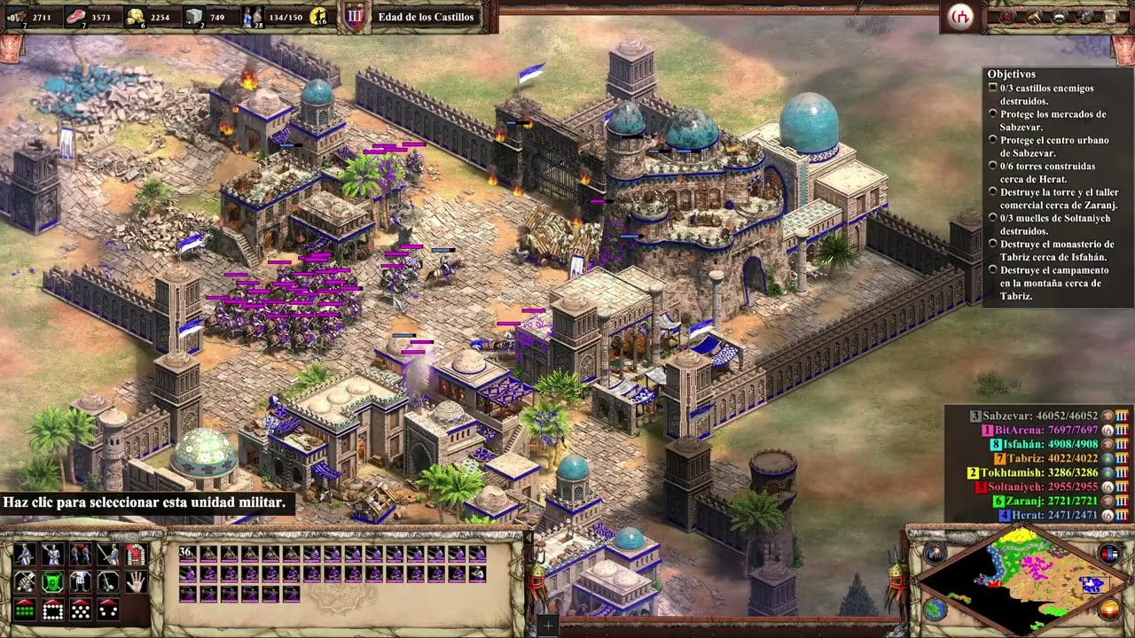 AOE2 DEFINITIVE EDITION #CAMPAÑA ASIA #TAMERLAN #2 GURKHAN DE PERSIA