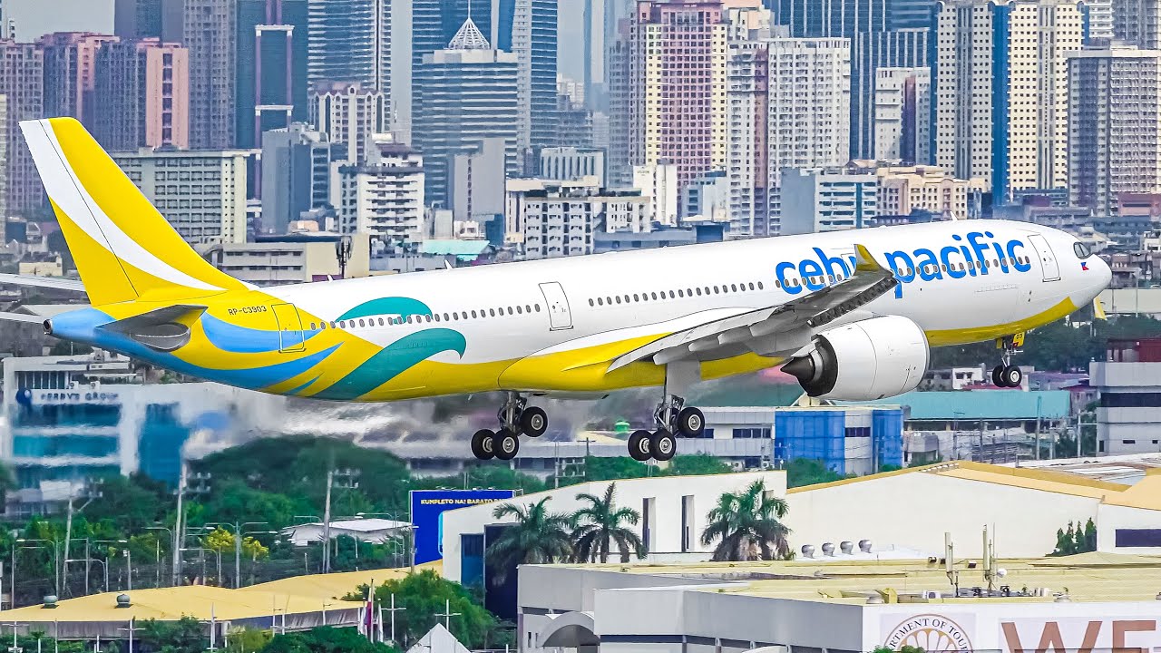 25 MINUTES of CLOSE UP PLANE SPOTTING at MNL | Manila Ninoy Aquino Airport Plane Spotting [MNL/RPLL]