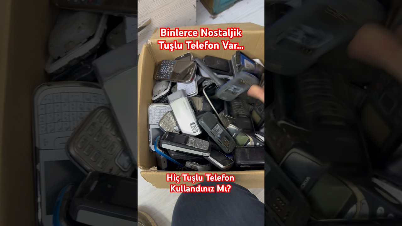Binlerce Nostaljik Tuşlu Telefon Var&hellip;