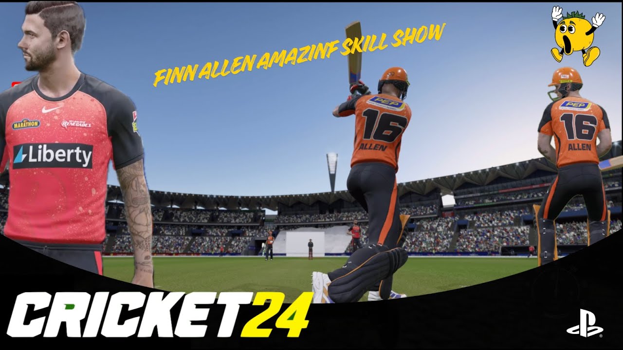 Геймплей Cricket 24 на PS5 | Perth Scorchers против Melbourne Renegades | Матч BBL #abhizone #ps5...